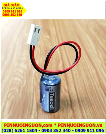 Tekcell SB-AA02 (Zắc 2510F); Pin nuôi nguồn PLC Tekcell SB-AA02 lithium 3.6v 1/2AA 1200mAh